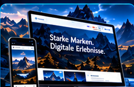 Beispiel einer modernen Business Website